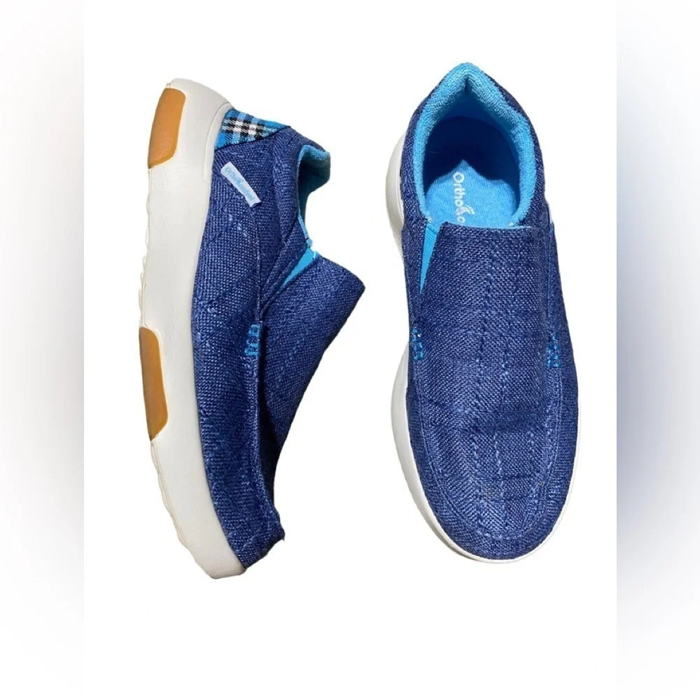 Orthocomfoot Women Canvas Slip On Shoes